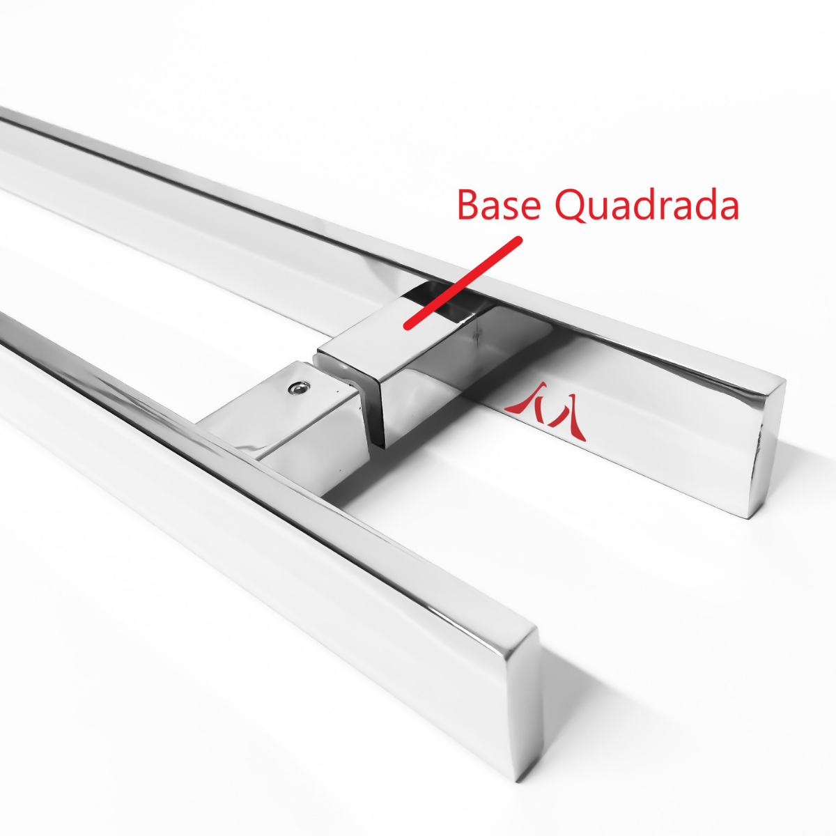 Puxador Inox Barra Chata 30x20 30mm Polido para Portas - Funcionalidade e Versatilidade para seu Projeto - Imagem 3