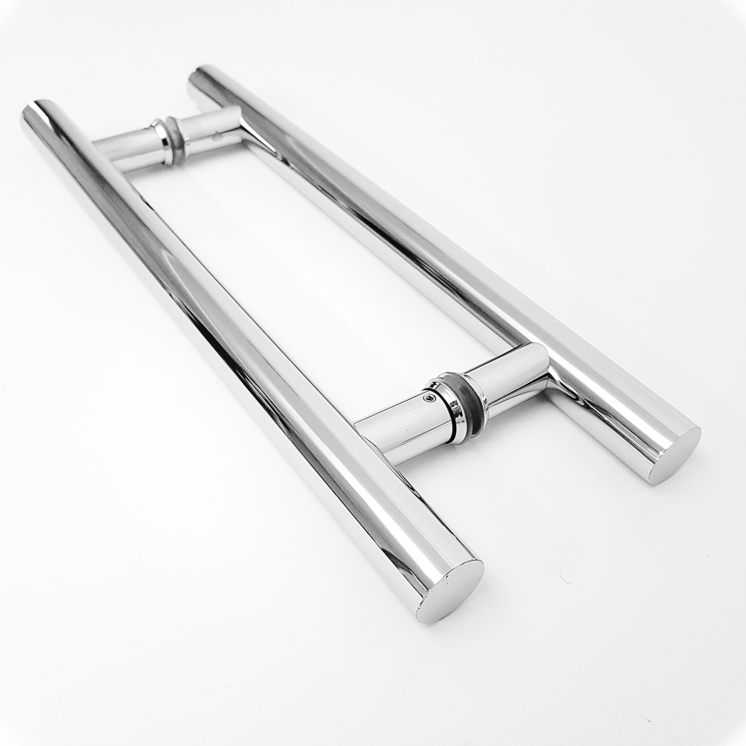 Puxador Inox Tubular 120x100 32mm Polido para Portas - Funcionalidade e Versatilidade para seu Projeto