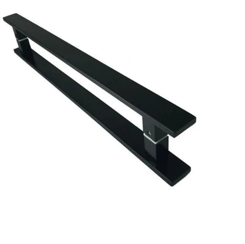 Puxador Inox Barra Chata 45X30 40mm Preto para Portas - Funcionalidade e Versatilidade para seu Projeto - Imagem 2