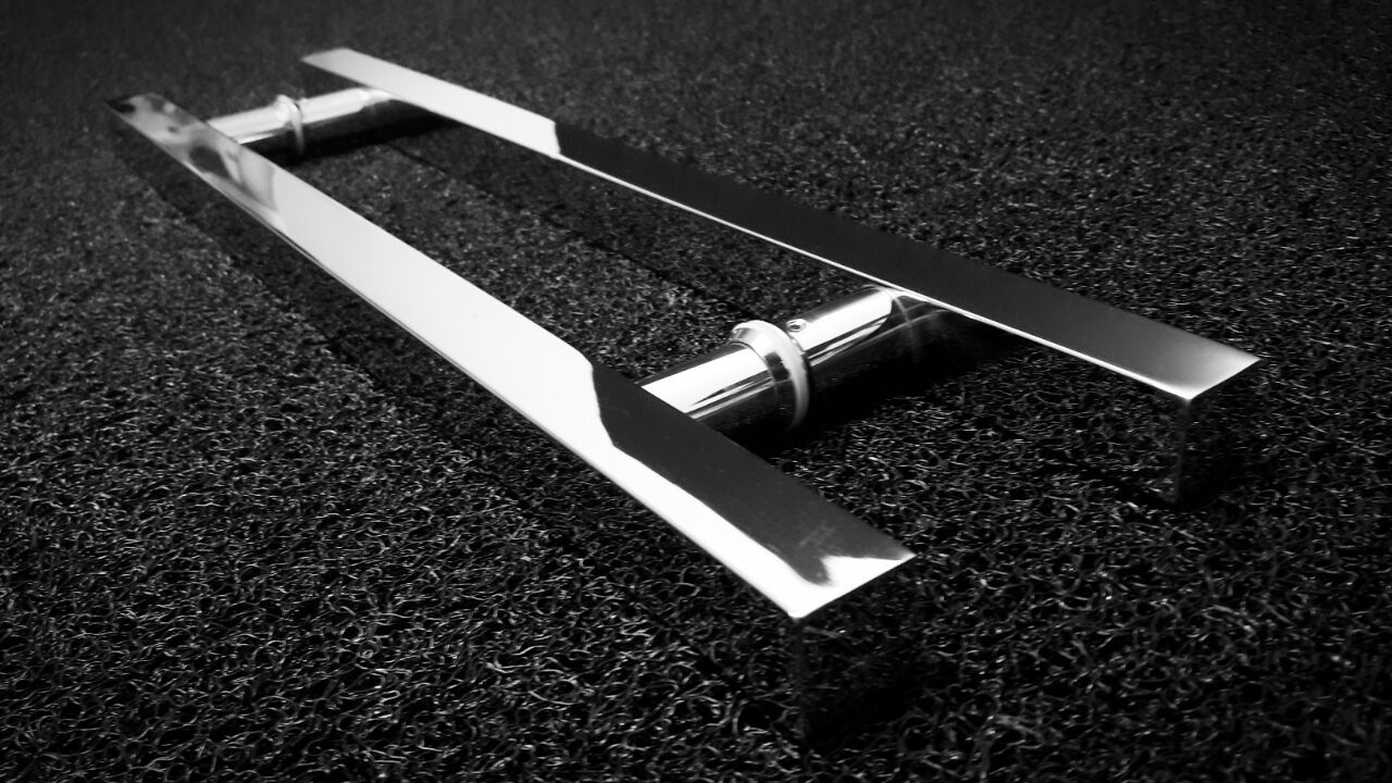 Puxador Quadrado Aço Inox 45cm Portas Madeira/vidro - Funcionalidade e Versatilidade para seu Projeto - Imagem 6