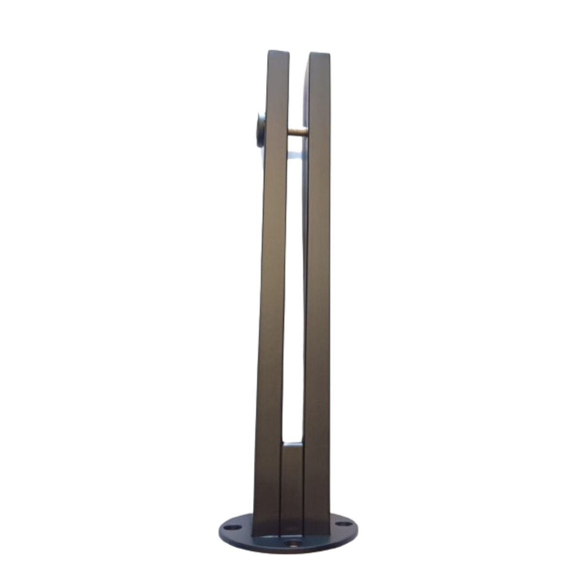 Coluna Torre 30cm Sacada/ Corrimão 1 Furo Inox Preta - Imagem 3