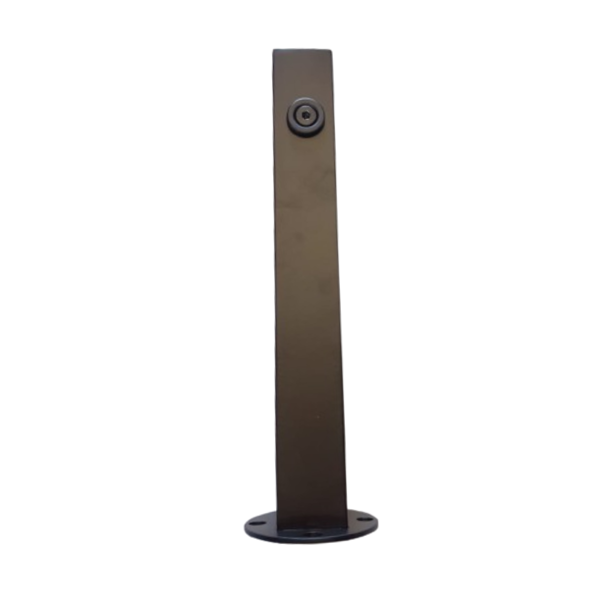Coluna Torre 30cm Sacada/ Corrimão 1 Furo Inox Preta - Imagem 4