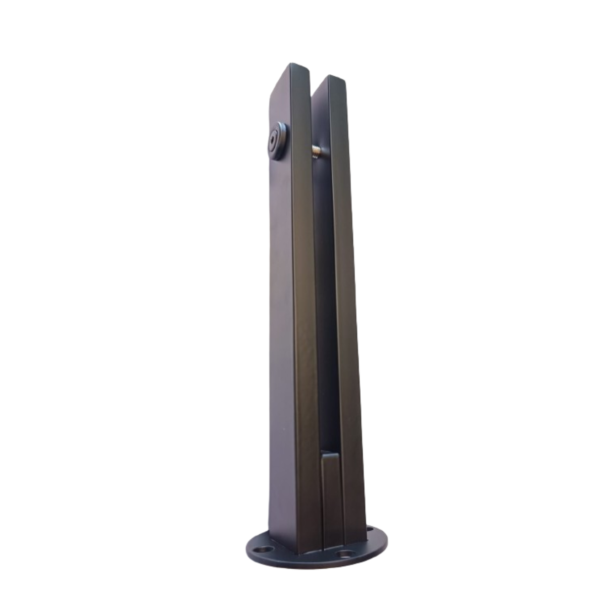 Coluna Torre 30cm Sacada/ Corrimão 1 Furo Inox Preta - Imagem 6